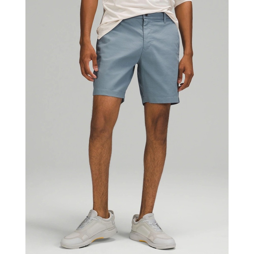 Lululemon Commission Classic-Fit Oxford Shorts Blue Men's 32
